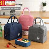 Portable Cooler Bag Ice Pack Lunch Box Insulation Package Lunch Bagthermal Food Waterproof Picnic Bags For Women Children