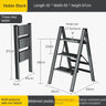 Multifunctional High Stools Kitchen Thickened Telescopic Ladder Stable Structure Step Stool Non-slip Foot Pad Ladder Stool