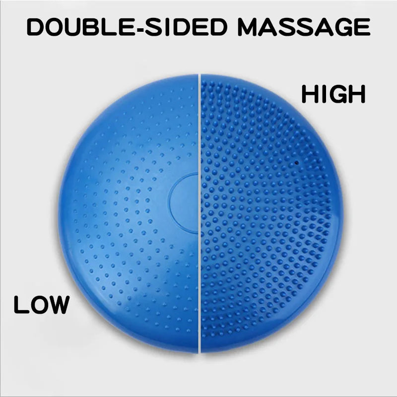 Yoga Balls Massage Pad Inflatable Stability Wobble Balance Disc Cushion Mat Fitness Exercise Training ball