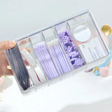 Storage Box for False Eyelashes Extension Tools Container Acrylic Eye Patches Tape Lashes Accessories Makeup Tool Organizer