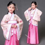 Traditional Chinese Lion Dance Costume Folk Dance Costume Hanfu Dress for Girl Kids Children Girls Lion Dance China Clothing