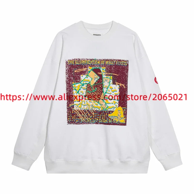 Good Quality CAVEMPT Fashion Sweatshirts Men CAV EMPT Manga Women's Print Vintage Crewneck Hoodie