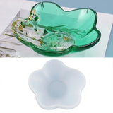 Petal Plate Dish Casting Silicone Mould Crystal Epoxy Resin Mold  DIY Crafts Jewelry Decorations Making Tools