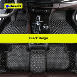 QIEKERETI Custom Car Floor Mats For Toyota Camry Auto Carpets Foot Coche Accessorie