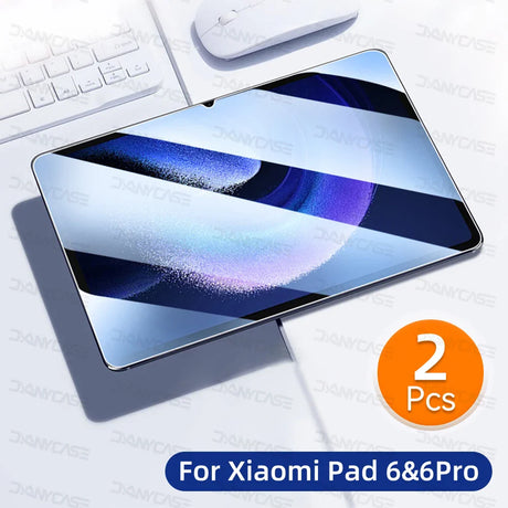 2Piece Glass Protector for 2021 Xiaomi Pad 5/6 Tablet Protective Film 9H Xiomi Mipad 5/6 Pro Screen Protector Glass lens film