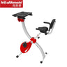 Folding Magnetic Exercise Bike plate Foldable X Bike Home Lose Weight Indoor Cycling Bike with  Computer Desk