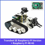 Transbot SE ROS Robot AI Vision Tank Car with 2DOF Camera PTZ Python Programing MoveIt simulation for Jetson NANO Raspberry Pi