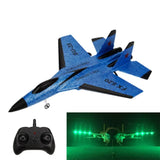 RC Plane SU-35 With LED Lights Remote Control Flying Model Glider Aircraft 2.4G Fighter Hobby Airplane EPP Foam Toys Kids Gift