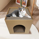 Cat Cardboard Box Wear-resistant Kitten Puppy Exercising Grinding Nail Scraper Mat Pet Accessories