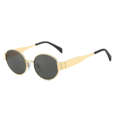 Small Vintage Brand Designer Women's Sunglasses for Men High Quality Punk Metal Frame Sun Glasses Female Lentes De Sol Mujer