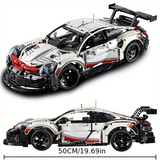 Get Your 1580pcs Roadster Building Blocks RacingCar Model Technical DIY Gifts Assembly City Mechanical Supercar For Christmas