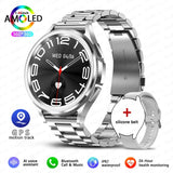 1.43 Inch 360 * 360 HD AMOLED Smartwatch Men GPS Sports Fitness Tracker Health Monitoring Waterproof Bluetooth Call Smart Watch