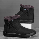 Women Boots Watarproof Ankle Boots For Women Winter Shoes Keep Warm Snow Boots Female Zipper Botines Winter Botas Mujer