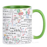 Math Teacher Mugs School Students Cups Mathematics Parabolic Formulas Drinkware Geek Nerd Tea Coffee Mugen Coffeeware Teaware