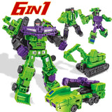 Transformation 6 in 1 Model MINI Devastator 22CM Action Figure Robot Plastic Toys BEST Gift Child Kid New