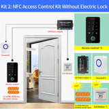 Asia Teco Outdoor IP67 Waterproof RFID 13.56MHz Biometrics Fingerprint Access Control Kits Electronic Door Opener + WIFI Gateway