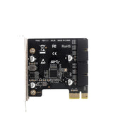 USB 3.0 PCI-E Expansion Card 19Pin 20Pin Header Converter Controller Front Panel PCI Express X1 Extended Card for PC Desktop