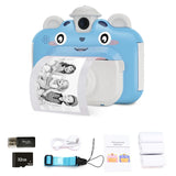 Children's Instant Print Camera With Thermal Printer Kids Digital Photo Camera Girl's Toy Child Camera Video Boy's Birthday Gift