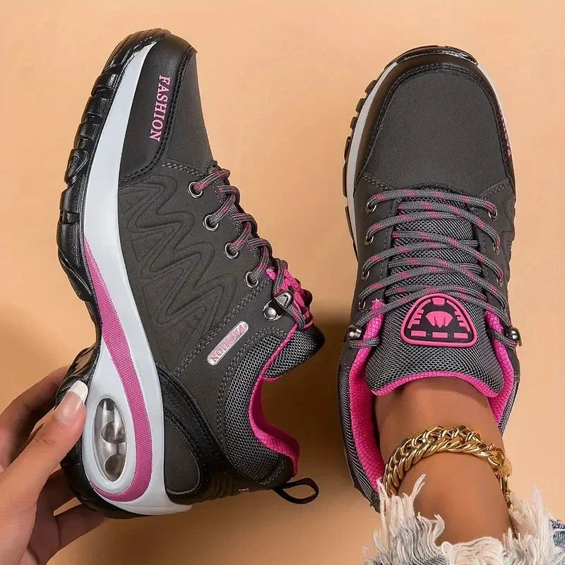 Women's Fashionable Sports and Leisure Shoes Anti Slip and Shock-absorbing Running Shoes 2024 Comfortable Outdoor Hiking Shoes