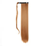 Synthetic Ponytail Hair Extension Natural Hairpiece Clip In Wrap Around Pony Heat Resistant Black Burgundy Hairstyle