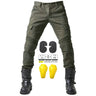 2024 New Motorcycle Black Men Jeans Upgrade Extension Protector Detachable Racing Road Rider Four Seasons Casual Fashion Pants