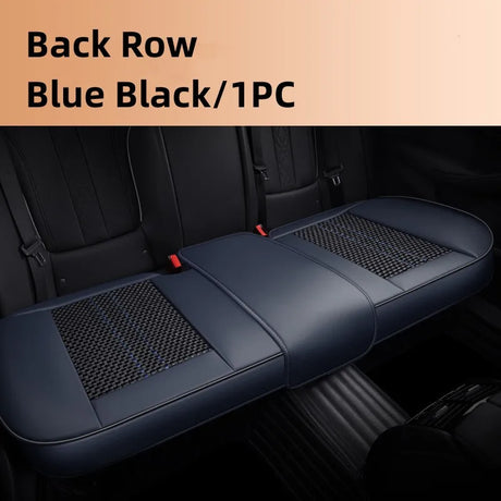 Car Seat Protector Cover Breathable PU Leather Driver Seat Non-slip Cushion Universal Size Luxury Car Interior Seat Mat Decorate