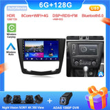 9 Inch Carplay Android Radio For RENAULT KADJAR 2015 - 2019 Intelligent System 8 core Multimedia Player Touch Screen 5G Display