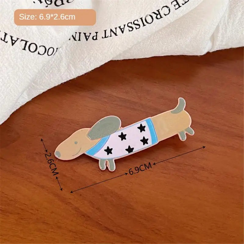 1~5PCS Side Clip Eye-catching Wild Popular Lovely Fashionable Unique Puppy-shaped Hairpin Little Girl Hair Accessories Hairpin