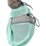 Washing Cat Bag Washing Artifact Little Backpack Cage Clipping Nails Anti-scratch Fixed Bag Pet Cleaning Litter & Housebreaking