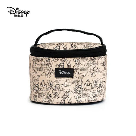 Disney Original Mickey Women's Cosmetic Bag Large-capacity Portable Combination 7-Piece Travel Cosmetic Bag Cartoon Storage Bag