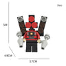 Skibidi Toilet Mini Building Block Anime Action Figure Super Titan TV Man Cameraman Assembly Toy Bricks Wholesale