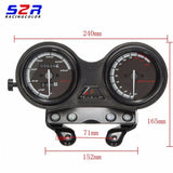 Tachometer Motorcycle Speedometer Meter Gauge Moto Tach Instrument Clock Case for YAMAHA YBR 125 2005-2009 Euro II Version