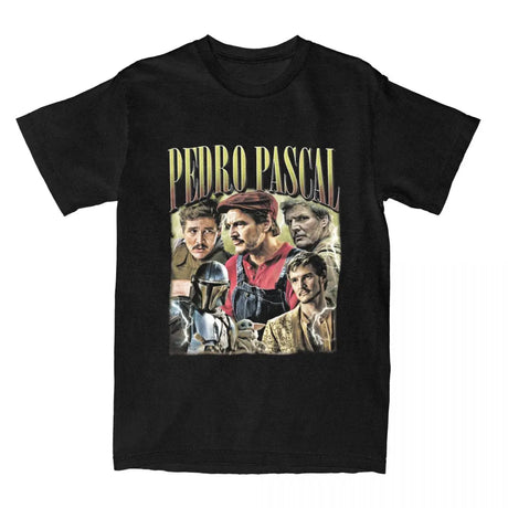 Bootleg Pedro Pascal T Shirt Vintage T Shirt Unis Streetwear Short Sleeve Pedro Pascal  Plus Size T Shirt Women