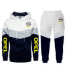 Men's Hoodie Pants Sports Suit OPEL Logo Print Casual Fleece High Quality Unisex Sportswear Jogging Suit Men's 2PCS Set