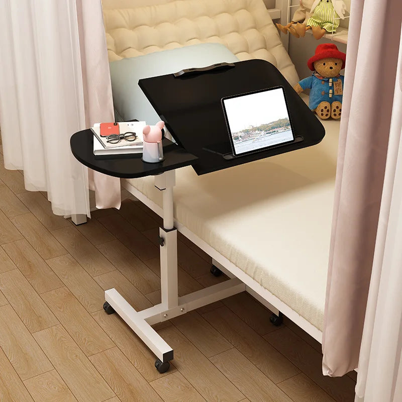 Simple Laptop Desk Bed Computer Desk Floor Mobile Lifting Bedside Table