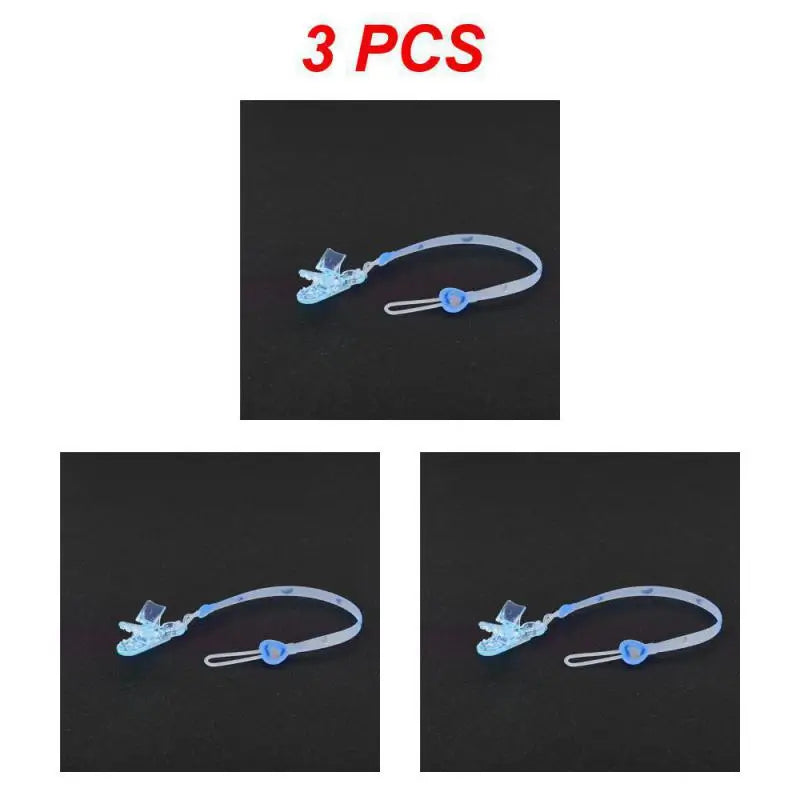 1~10PCS Nipple Anti-falling Chain Elastic Pacifier Clip Baby Infant Toddler Pacifier Anti-drop Chain Baby Pacifier Clip