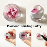 Diamond Painting Tool Diamond Painting Putty Tiny Piece Sticky Wax Alternative DIY 5D Painting Diamond Accessory Container Putty