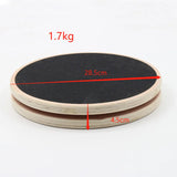 Solid Wood Waist Twisting Disc Fitness Balance Board Weight Lose Trainer Massage Wriggling Plate Twister Exercise Equipment