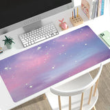 Mouse Pad Gamer Cute Aesthetic Kawaii Oil Painting XL Mousepad XXL Mechanical Keyboard Pad Office Office Accessories Mice Pad