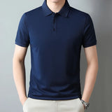 Pure Cotton Short Sleeved T-shirt, Men's Lapel, Summer New Casual and Comfortable POLO Shirt