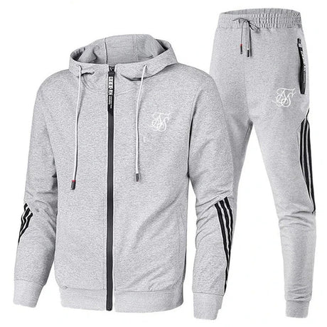 2024 new sik silk Mens Clothing Pullovers Sweater Men Tracksuits Hoodie Two Pieces + Pants Sports Shirts Fall Winter Track suit