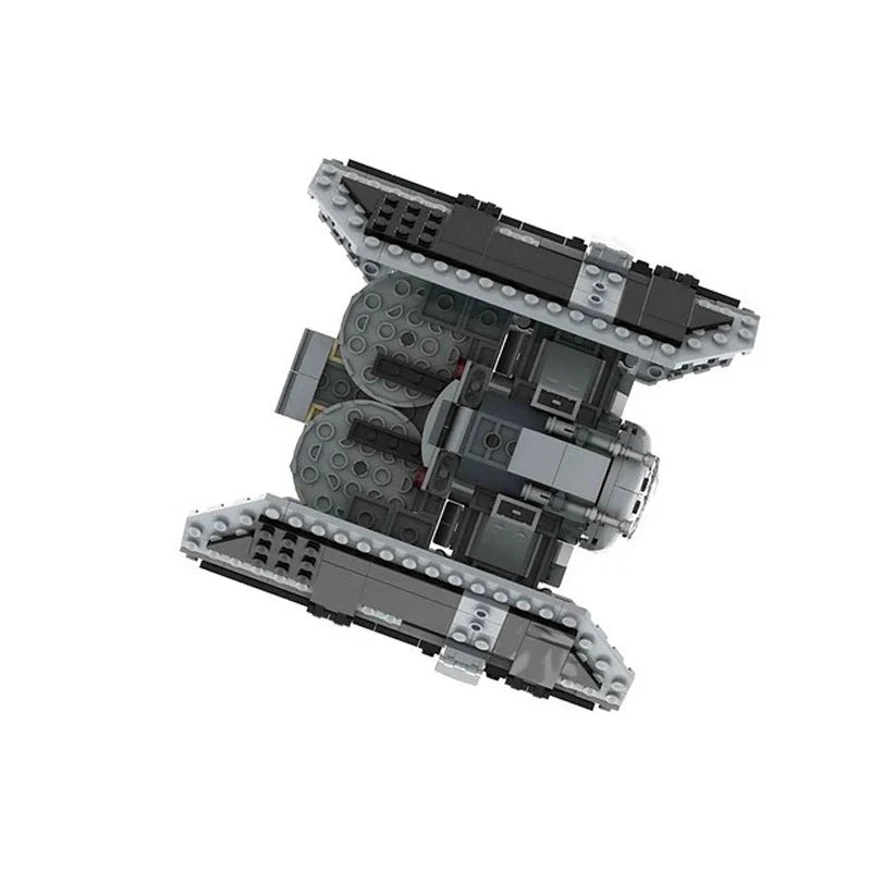 NEW 453Pcs MOC Spaceship TIE/ad Advanced x1 Vader's Fighters Building Blocks Modified from Tie Bomber Bricks Model DIY Toys Gift