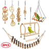 Toys Standing Bell Swing Toy Parrot Bird Combination For Accessories Bite Articles Ball Pet Training