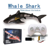 Funny RC Shark Toy Remote Control Animals Robots Bath Tub Pool Electric Toys for Kids Boys Children Cool Stuff Sharks Submarine