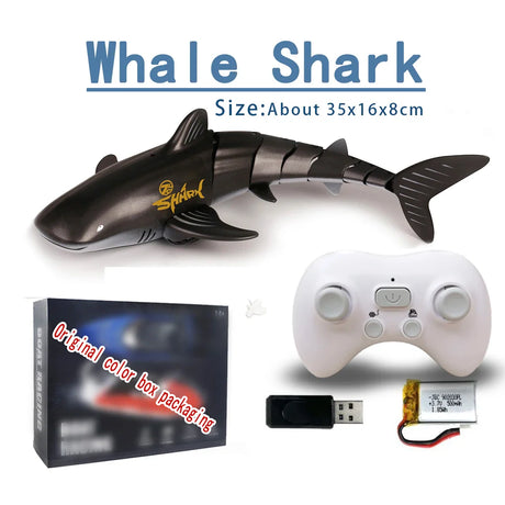 Funny RC Shark Toy Remote Control Animals Robots Bath Tub Pool Electric Toys for Kids Boys Children Cool Stuff Sharks Submarine