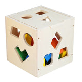 Montessori 15 Hole Intelligence Box Geometric Shapes 3D Puzzle Early Education Three-Dimensional Wooden Paired Building Block