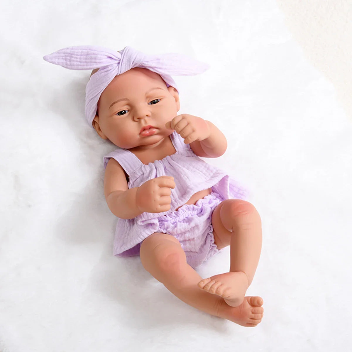 17inch 45cm Reborn Dolls Baby  Dolls Toys Girl Lifelike Reborn Dolls Full Body Silicone Girl Doll Bebe Doll Toys Christmas Gifts