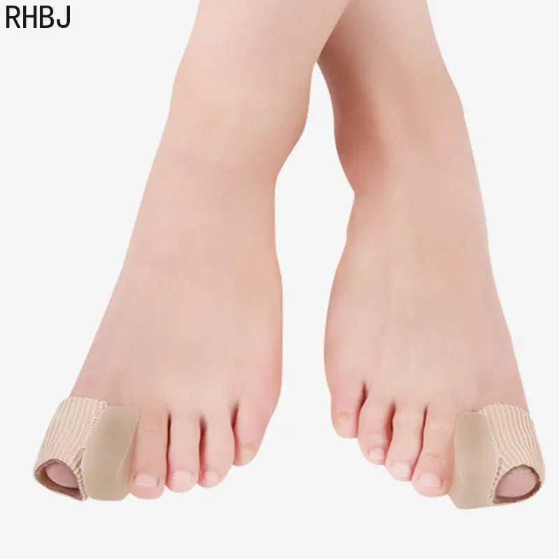 2Pcs Silicone Gel Thumb Corrector Bunion Foot Toe Hallux Valgus Protector Separator Finger Straightener Adjuster Foot Care Tool