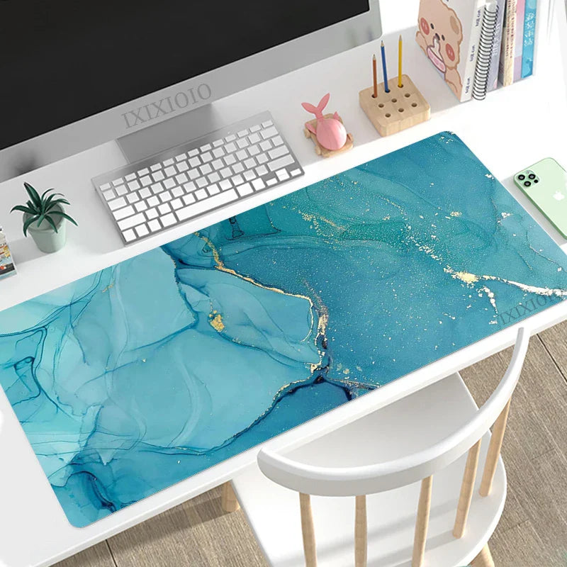 Mouse Pad Gamer Fashion Marble XL HD Computer New Mousepad XXL keyboard pad Carpet Soft Non-Slip Office Accessories Mice Pad