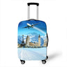 New Holiday style Print Luggage Cover for Travel Suitcase Protector Fits 18 ~32 Inch Zipper Elastic Suitcase cover